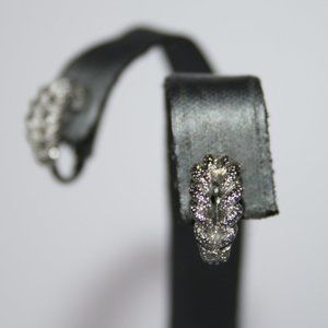 Vintage silver clip on AVON earrings